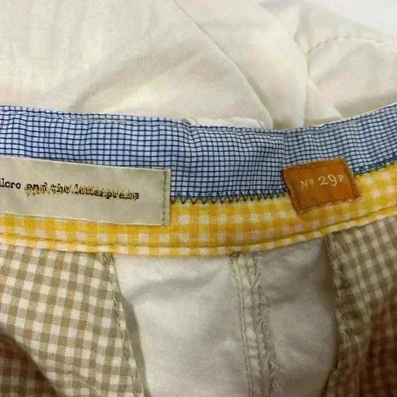 Pilcro size 29 white 100% cotton straight leg pants Anthropologie - Picture 5 of 11